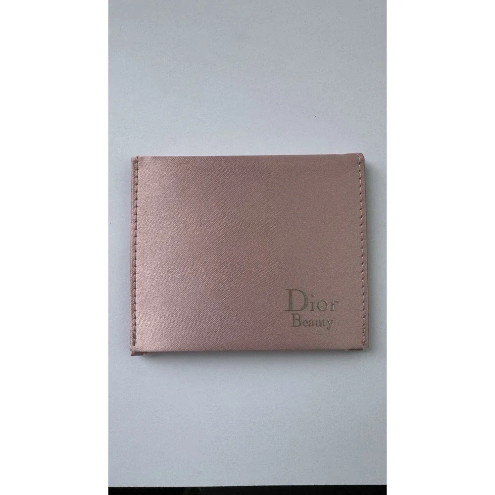Dior Beauty Mirror Pink With Pouch Flip Mirror